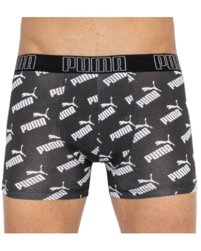 Труси-боксери Puma BIG LOGO AOP BOXER 2P темно-сірий, білий Чол S (501012001-200)