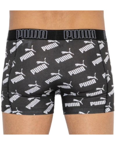 Труси-боксери Puma BIG LOGO AOP BOXER 2P темно-сірий, білий Чол S (501012001-200)