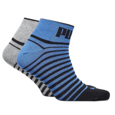 Шкарпетки Puma UNISEX QUARTER 2P синій, сірий, чорний Уні 35-38 (101002001-020)
