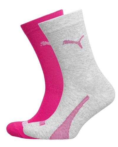 Шкарпетки Puma CLASSIC SOCK 2P UNISEX PROMO рожевий, сірий Уні 39-42 (101052001-002)