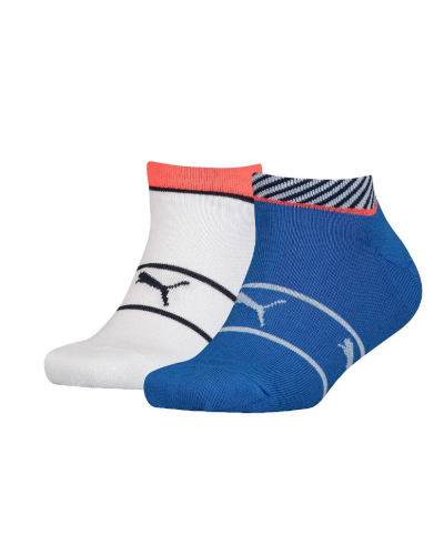 Шкарпетки Puma BOYS SNEAKER 2P STRIPE синій, білий Діт 35-38 (104001001-020)