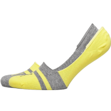 Шкарпетки Puma HERITAGE FOOTIE 2P UNISEX жовтий, сірий Уні 35-38 (281010001-003)