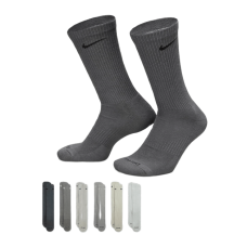 Шкарпетки Nike U NK ED PLS CSH CRW 6PR - 132 сірий, мультиколор Уні 42-46 (SX6897-991)