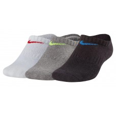 Шкарпетки Nike Y NK EVERYDAY CUSH NS 3PR чорний, білий, сірий Діт 38-42 (SX6843-906)
