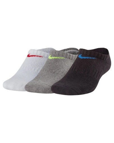 Шкарпетки Nike Y NK EVERYDAY CUSH NS 3PR чорний, білий, сірий Діт 38-42 (SX6843-906)