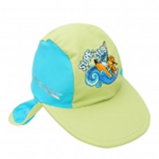 Кепка сонцезахисна Aqua Speed ​​SURF-CLUB CAP 2038 зелений, блакитний дит 104см (384-04)