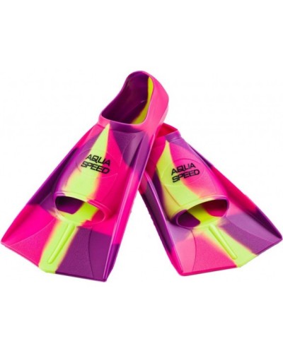 Ласти Aqua Speed ​​TRAINING FINS 7930 рожевий, фіолетовий, жовтий дит 31-32 (137-93)