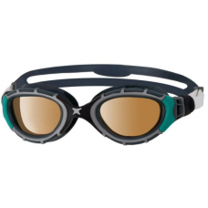 Окуляри для плавання Zoggs Predator Flex Polarized Ultra зелено-чорні розмір S