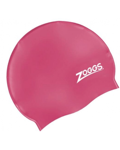 Шапочка для плавання Zoggs Silicone Cap рожева