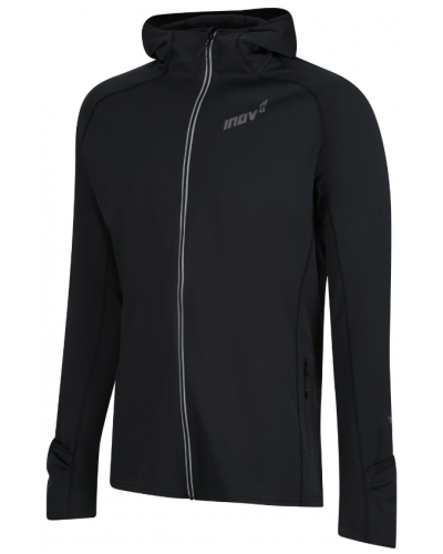 Термокофта для бігу Inov-8 Technical Mid Hoodie FZ чорна чоловіча (000882.BK)