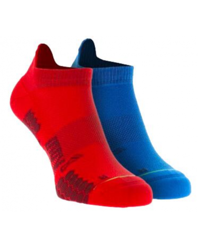 Шкарпетки для бігу Inov-8 TrailFly Sock Low (2 пари) сині,червоні унісекс (000999.BLRD)