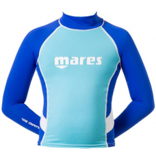 Лонгслів дитячий Mares Rash Guard Boy UPF 50+ синьо-блакитний 10-11 років