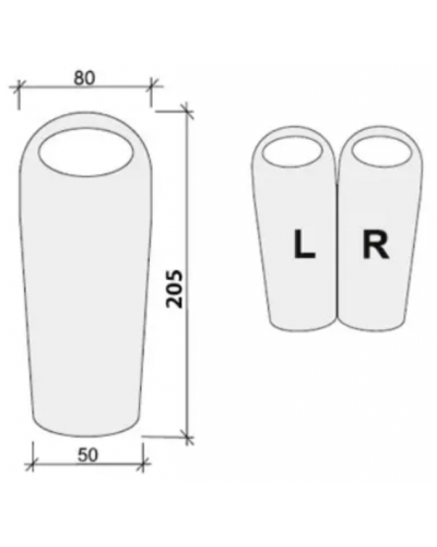 Спальний мішок Terra Incognita Siesta Regular 200 Right (ti-1532)