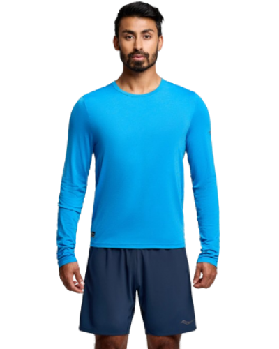 Футболка довг. рукав чоловіча Saucony STOPWATCH LONG SLEEVE (SAM800379-CBH)