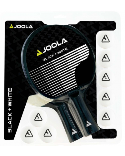 Набір Joola TT-SET BLACK WHITE (2 ракетки + 8 м'ячів) (jset5)