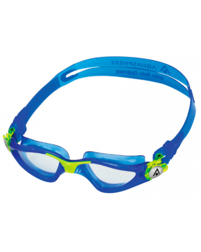 Окуляри дитячі для плавання Aqua Sphere KAYENNE JUNIOR синьо-жовтий лінзи прозорі (EP3194007LC)