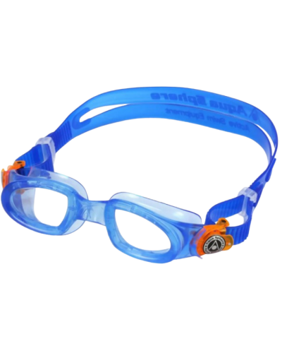 Окуляри дитячі для плавання Aqua Sphere MOBY KID блакитно-помаранчевий лінзи прозорі (EP1274008LC)