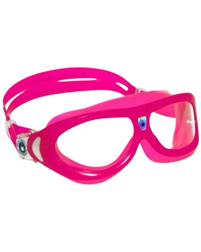 Окуляри дитячі для плавання Aqua Sphere SEAL KID рожевий лінзи прозорі (171400)