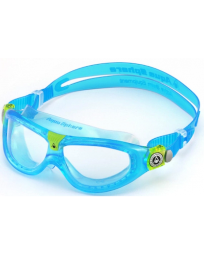 Окуляри дитячі для плавання Aqua Sphere SEAL KID2 блакитний лінзи прозорі (MS162128)