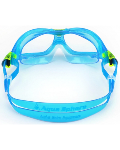 Окуляри дитячі для плавання Aqua Sphere SEAL KID2 блакитний лінзи прозорі (MS162128)