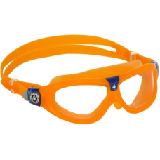 Окуляри дитячі для плавання Aqua Sphere SEAL KID2 помаранчево-синій лінзи прозорі (MS4450840LC)