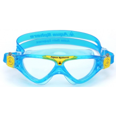 Окуляри дитячі для плавання Aqua Sphere VISTA JUNIOR блакитно-жовтий лінзи прозорі (MS1744307LC)