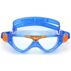 Окуляри дитячі для плавання Aqua Sphere VISTA JUNIOR синьо-помаранчевий лінзи прозорі (MS1744008LC)