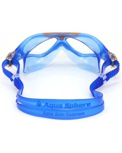 Окуляри дитячі для плавання Aqua Sphere VISTA JUNIOR синьо-помаранчевий лінзи прозорі (MS1744008LC)