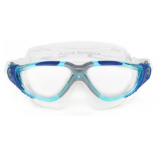 Окуляри для плавання Aqua Sphere VISTA блакитно-срібний лінзи прозорі (MS5604340LC)