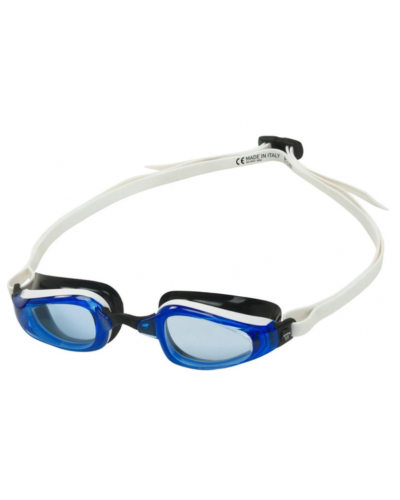 Окуляри для плавання Phelps K180 біло-чорний лінзи блакитні (EP1120901LB)