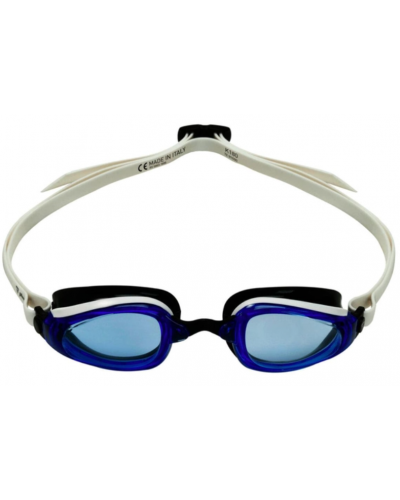 Окуляри для плавання Phelps K180 біло-чорний лінзи блакитні (EP1120901LB)