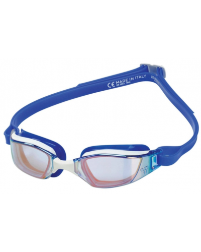 Окуляри для плавання Phelps XCEED біло-синій лінзи дзеркально-помаранчевий (EP1310940LMO)