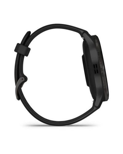 Спортивний годинник Garmin Venu 3 Black з чорним силіконовим ремінцем (010-02784-01)