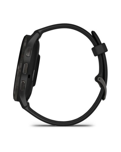 Спортивний годинник Garmin Venu 3 Black з чорним силіконовим ремінцем (010-02784-01)