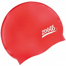 Шапочка для плавання Zoggs Silicone Cap червона