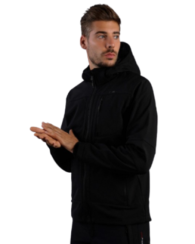 Куртка чоловіча CMP JACKET ZIP HOOD SOFTSHELL (3A01787N-U901)