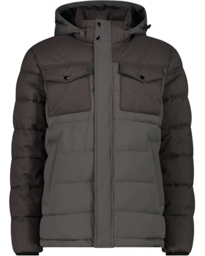 Куртка чоловіча CMP JACKET ZIP HOOD MELANGE (34K0187-E927)