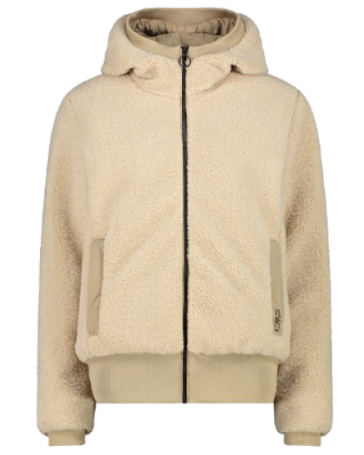 Куртка жіноча CMP JACKET FIX HOOD TEDDY FUR (34K2906-A245)