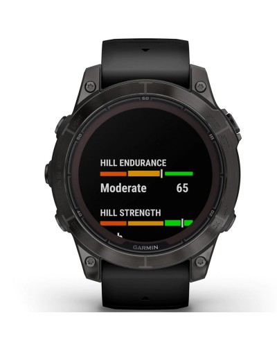 Спортивний годинник Garmin Fenix 7 Pro Sapphire Solar Carbon Gray DLC Titanium with Black Band