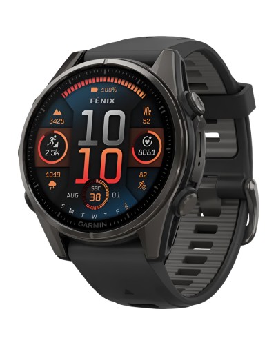 Смарт-годинник Garmin Fenix 8 Amoled 43 мм Sapphire Carbon Grey Titanium (010-02903-21)