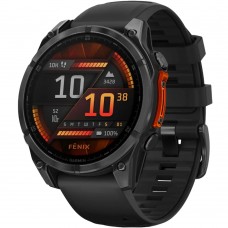 Смарт-годинник Garmin Fenix 8 Amoled 47 мм Slate Gray with Black Silicone Band (010-02904-00)