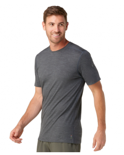 Футболка чоловіча Smartwool Men's Merino Short Sleeve Tee (Iron Heather)