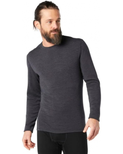 Кофта чоловіча Smartwool Men's Merino 250 Baselayer Crew Boxed (Charcoal Heather)