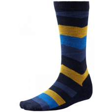 Шкарпетки чоловічі Smartwool Men's Chevron Stripe (Deep Navy Heather)