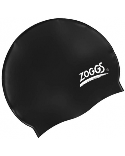 Шапочка для плавання Zoggs Silicone Cap чорна V2 (465024.BK)