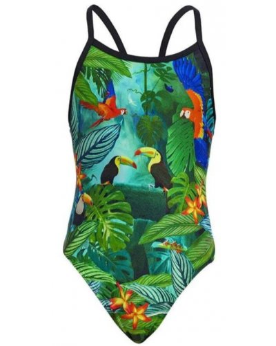 Купальник жіночий для басейну Funkita Lost Forest зелений (FS15L71726)