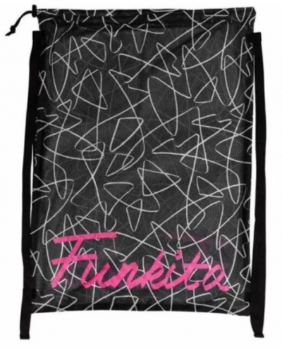 Сумка сітка Funkita Texta Mess 65x49 cм чорна (FKG010A7164400)