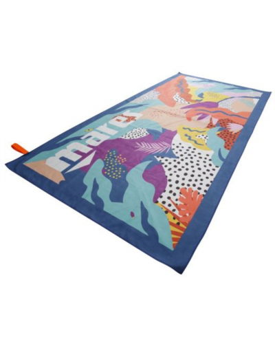 Рушник з мікрофібри Mares Seaside Towel 80 x 160 cm блакитний (415607.BL)