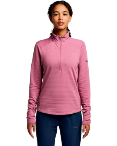 Реглан жіночий Saucony TRIUMPH 3D 1/2 ZIP (SAW800459-VLH)