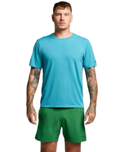 Футболка чоловіча Saucony STOPWATCH SHORT SLEEVE (SAM800377-BYH)